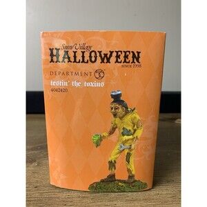 Dept 56 Halloween Testin' The Toxins #4042420 Snow Village